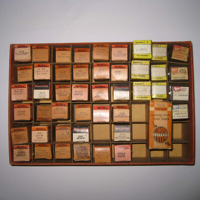 J. W. Miller   Workman   Zenith   Coil Inductor - Lot Of 46 - New In Boxes