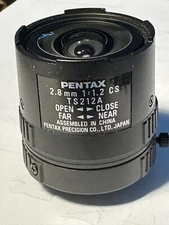 PENTAX TS212A CS Mount 2.8mm 2.8mm F/1.2 CCTV LENS