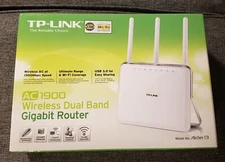 TP-Link Archer C9 AC1900 Smart Dual Band Gigabit WiFi Internet Router Pre-owned