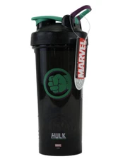 Blender Bottle Marvel Pro Hero Elite Series Hulk Fist Of Rage 28oz Marvel Comics