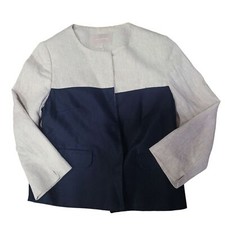 Banana Republic Linen Blend Blazer Size 8