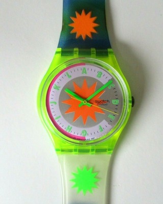 SWATCH GENT GJ 108 ARTIC STAR 1992 NEU Sonnen Motiv | eBay
