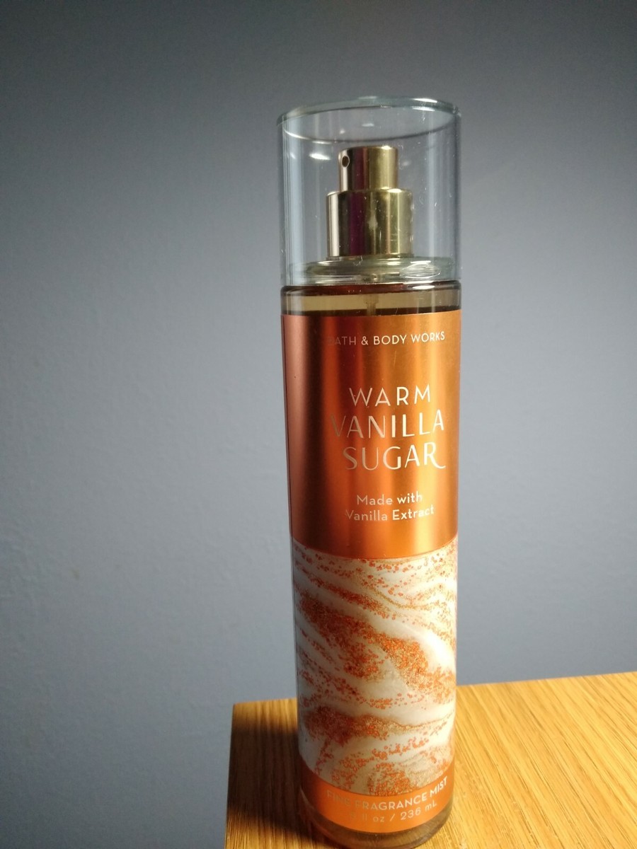 NEW BATH AND BODY WORKS WARM VANILLA SUGAR FRAGRANCE MIST OZ