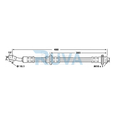 Fits Nissan Almera 1995-2000 1.4 1.6 2.0 D Ruva Front Left Brake Hose