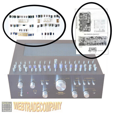 Verstärker Nikko TRM-650 51-teiliges Reparatur Elkoset für alle Baugruppen NEU!