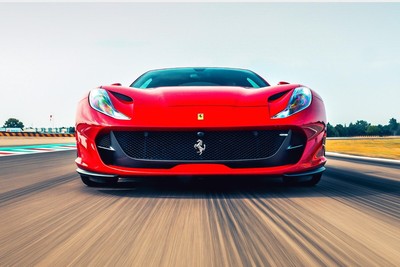 Ferrari 812 Superfast Supercar Wall Art Giclee Canvas Print Photo (#697)