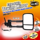 1x Right Power Extendable Towing Mirror for Isuzu Dmax Holden Rodeo Colorado