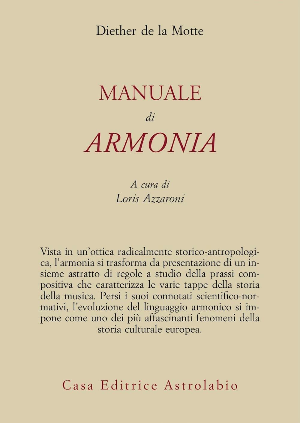 Manuale di armonia - La Motte Diether de