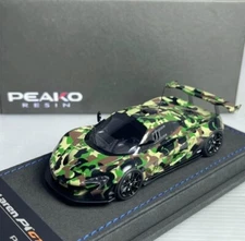 1/43 Peako McLaren P1 GTR Military Green Camo #32222