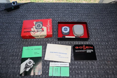Gossen Pilot Precision Exposure Meter With Box Manuals Clean
