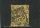 GREAT BRITAIN n° 96 3d. lilac-brown on yellow used value 5 €