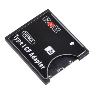 Memory Card Adapter SD SDHC SDXC to High-Speed Extreme Compact Flash CF Type I