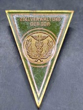 Zollverwaltung der DDR Absolventenabzeichen Gr&uuml;ner Rand