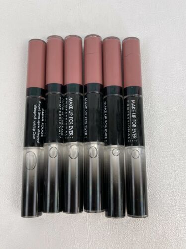 Make Up For Ever Aqua Rouge WP Liquid Lip (CHOOSE SHADE)  - 0.08 OZ LOT OF 6 - Picture 1 of 6