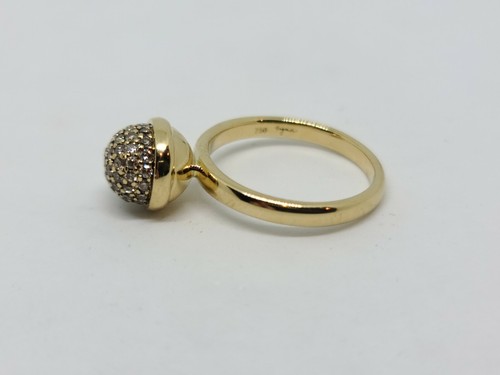 18K Yellow Gold SYNA Candy Champagne Diamond Bubble Ring Size 6.5 MSRP $3,800 - Picture 7 of 10