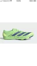 Adidas Adizero XCS Track  Field Shoes Screaming Green Men 8.5 Missing5 Studs     