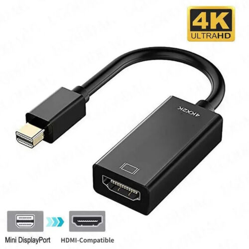 Mini DisplayPort zu HDMI Adapter 4K Mini DP auf HDMI Thunderbolt MacBook Pro/Air - Bild 1 von 9