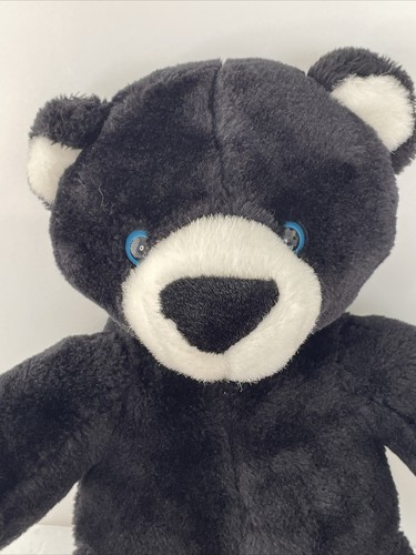 Noah's Ark Animal Workshop Black TEDDY BEAR 12" PLUSH EUC - Picture 7 of 7