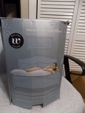 Wayland Square Memory Foam Body Pillow With Ice Cool Cover New Box Shows Wear