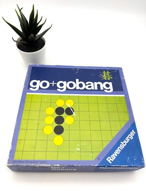 Vintage 1974 Ravensburger Go+Gobang Five In A Row Travel Board