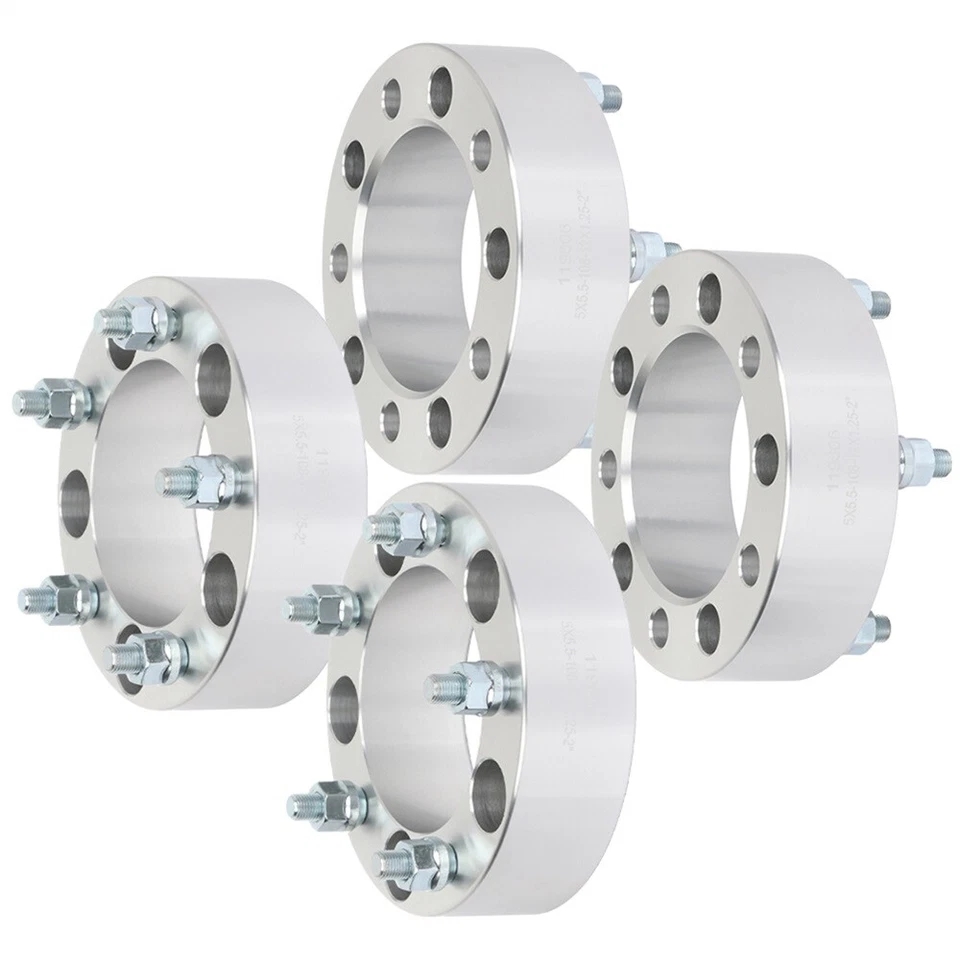 4Pcs 2" 5x5.5 Wheel Spacers 12x1.25 For Suzuki Grand Vitara Chevrolet Tracker - Image 2 of 4