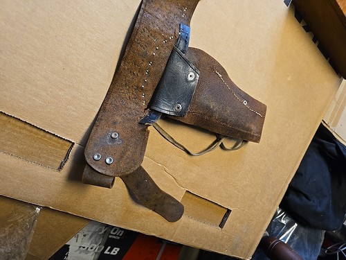 Vtg Rare Leather Buffalo Bill Holster Cap Gun Belt 50s-60s Kids Great - Picture 17 of 20