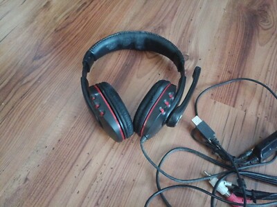 Gaming Headset Lioncast LX16, Kopfhörer mit Miktofon kabelgebunden, Xbox Ps Pc