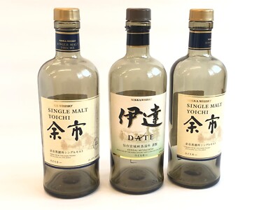 WHISKY Empty Bottle Yoichi Distillery Limited 3set NIKKA single malt  From japan