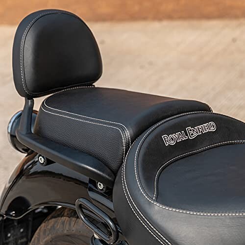 Royal Enfield Touring Passenger Seat Black For 350 Meteor - Picture 2 of 6