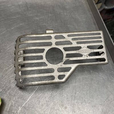 OEM USED BRIGGS 6HP 121602-0206-E1 QUIET LO TONE MUFFLER GUARD 692984