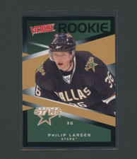 2010-11 Upper Deck Victory Black Philip Larsen #214 Rookie RC NM-MT