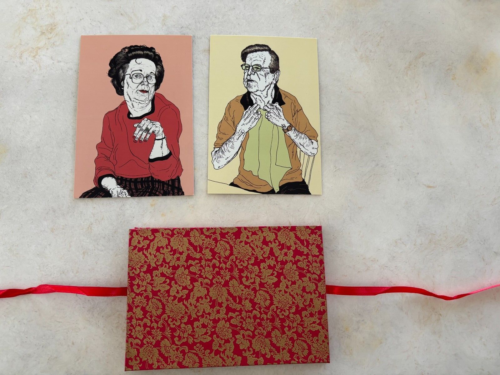 Karen Davison: Two Post Cards and a Hand-Made Ltd Edition Book Signed