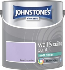 Johnstones Wall Ceiling Soft Sheen Emulsion Paint 2.5 Litres - ALL COLOURS 