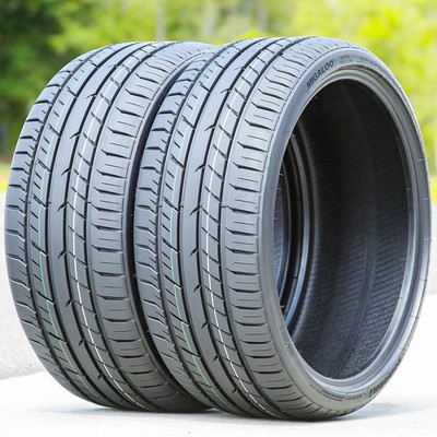 2 Tires 245/35R19 ZR 93W XL Roundrule Migaloo All Weather UHP