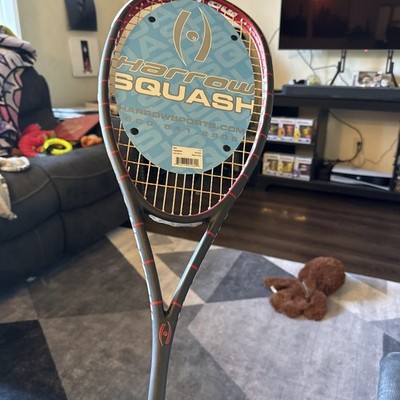 Harrow Vapor Squash Racquet (Black/Red) 140g 380mm