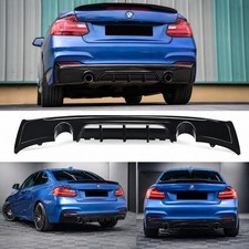 F�r BMW F22 F23 M235i Style Heckdiffusor Glanz Schwarz 2014-2021
