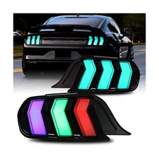 HCmotion LED Tail Lights For Ford Mustang Euro 2015-2023 (6 Lighting Modes), ...