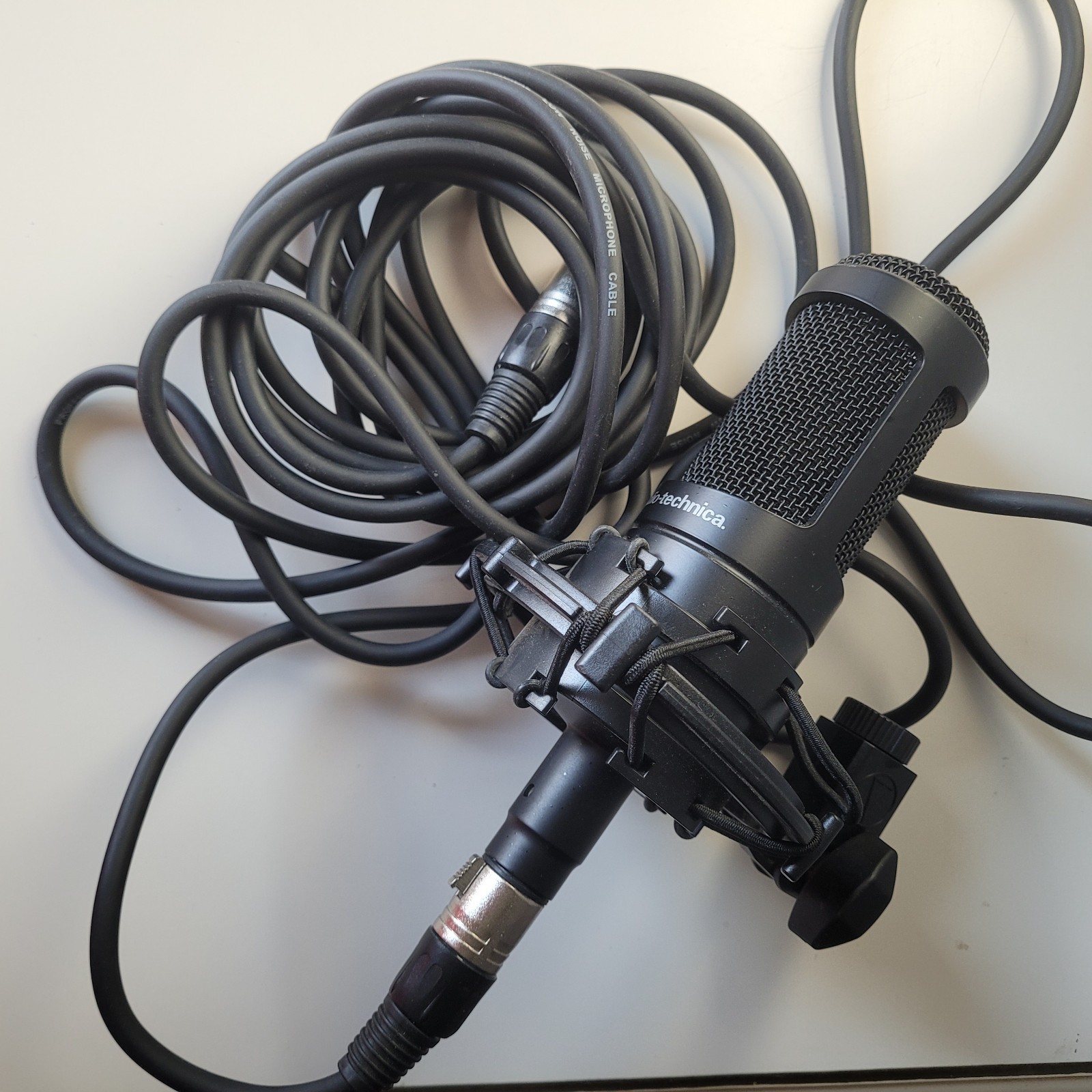 Audio-Technica AT2020 Condenser Microphone Kit w/ Shockmount