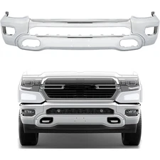 Front Bumper Cover Lower Face Bar Chrome Steel For 2019-2022 RAM 1500 NEW