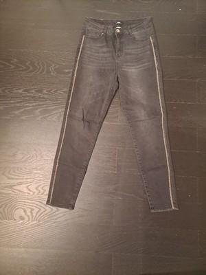 Fashion Style Jeans Damen Schwarz In Gr.38 (Gebraucht Hervorragend)