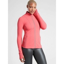 Athleta Shanti Jacket in Powervita 405475 Coral Petal M