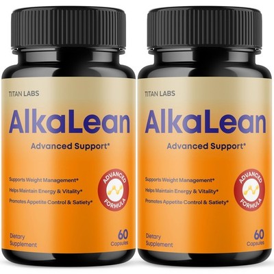 (2 Pack) Alkalean Advanced Energy & Fitness Support Formula Alka Lean 120 Caps