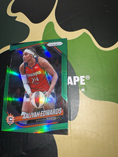 Panini 2025 Prizm WNBA Aaliyah Edwards Connecticut Sun #94 Green Prizm