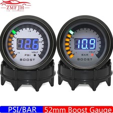 2 52mm Car Turbo Boost Gauge -1-3bar-15-45psi With Sensor Universal Car 12v