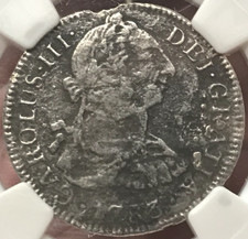 2 雷亚尔银色1783 年墨西哥殖民地硬币(Pre - 1821) | eBay