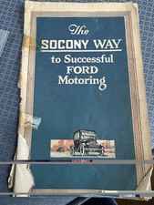 The Socony Way Model T Ford Lube Booklet