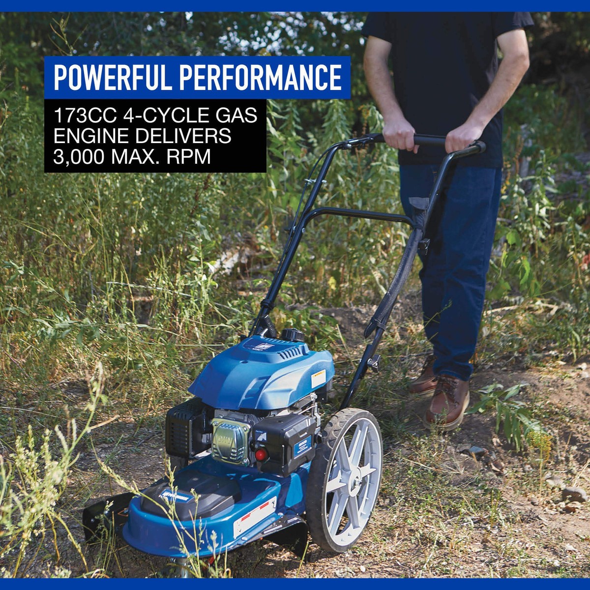 Powerhorse 22in. Wheeled Walk-Behind String Trimmer Mower