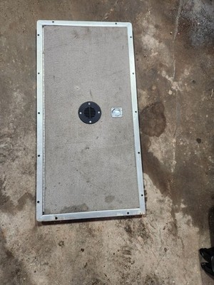 Boat In-Floor Hatch All Aluminium Locker Hinged Door 16'' x 34'' Cutout 18''x36'' OA