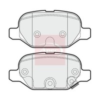 Fiat Panda 312 319 2012 BremsbeläGe Hinten Apec R90 PAD1906