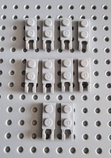 Lego rejilla bisagra placa articulada 1x2 nuevo gris claro 10 piezas 44302 54657 A240
